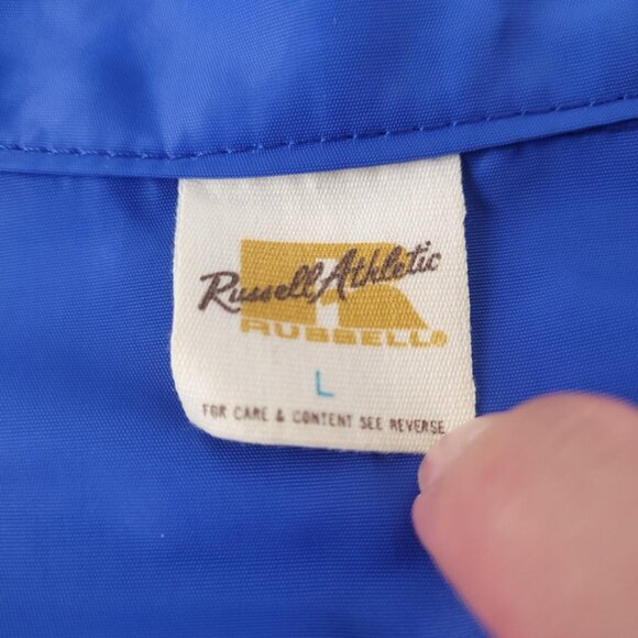 Vintage 70s Russell Athletic Borden workwear windbreaker snap button jacket - Picture 3 of 5